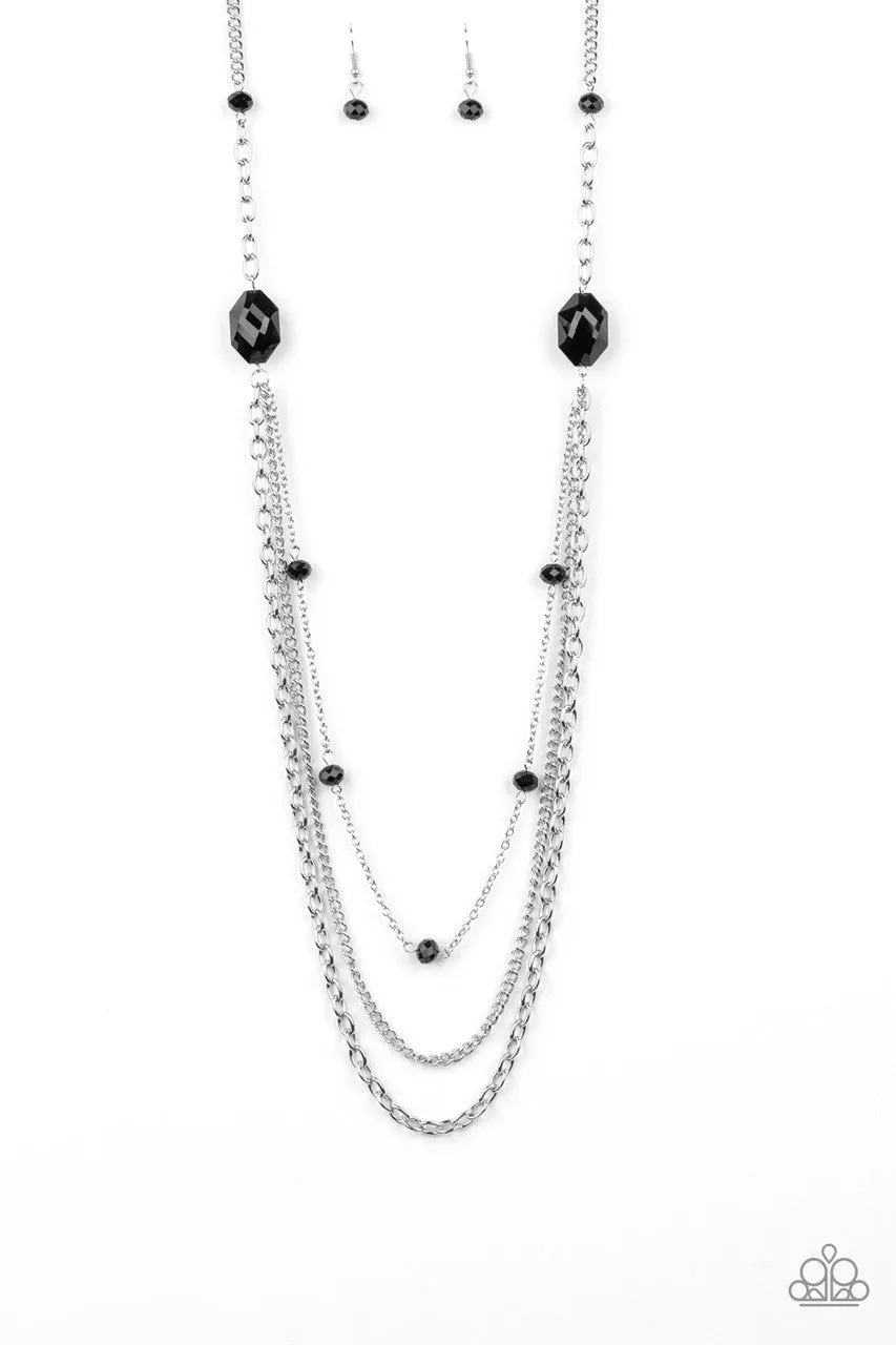 Dare to Dazzle Black Paparazzi Necklace