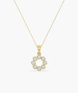 Dazzling Diamond Cluster Pendant