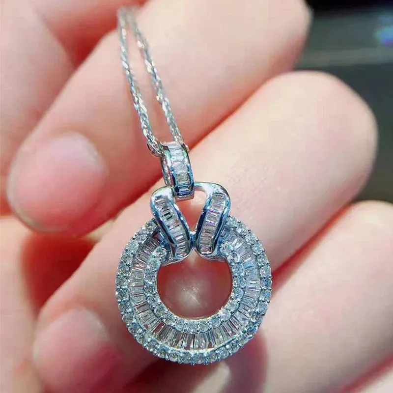 Dazzling Round Bling Necklace