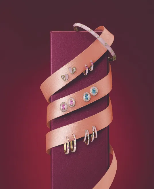 Diamond and Enamel Bangle