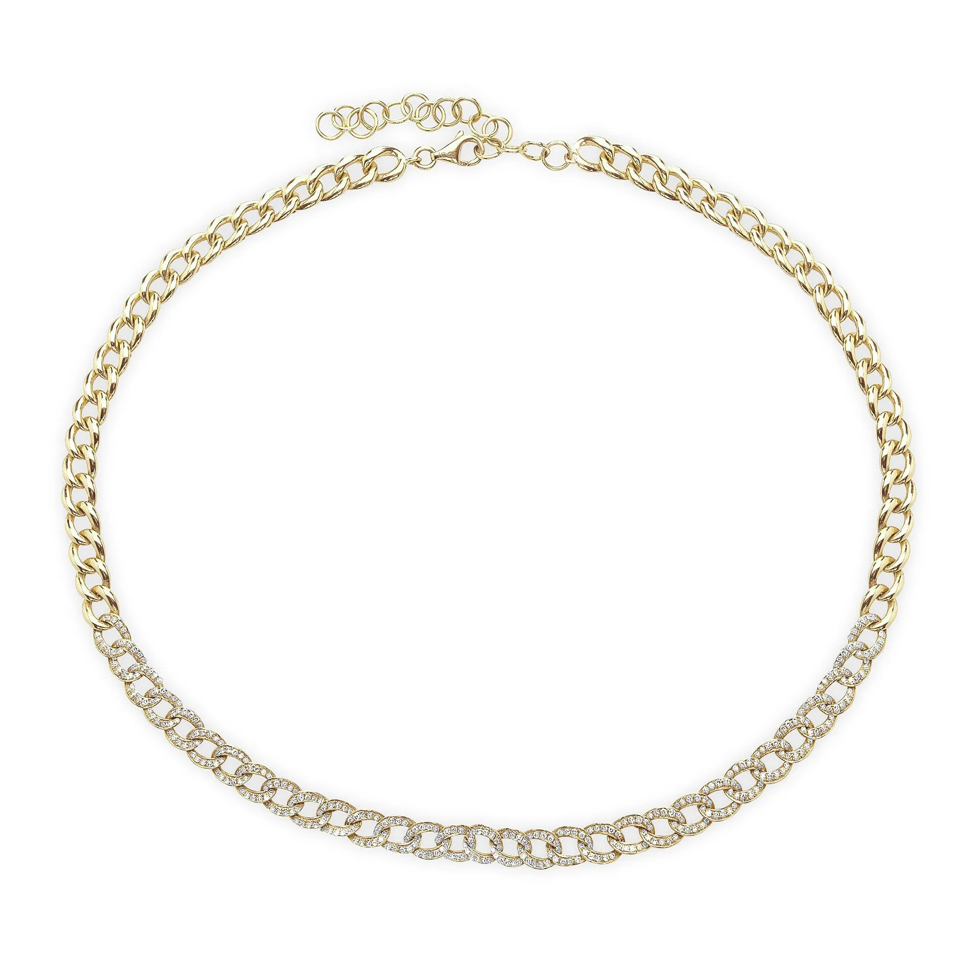 Diamond Chain Link Choker
