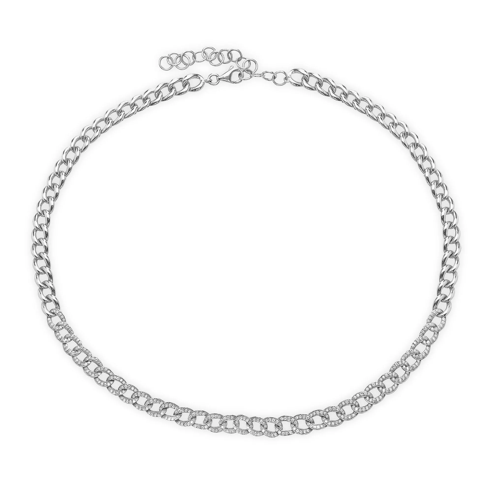 Diamond Chain Link Choker