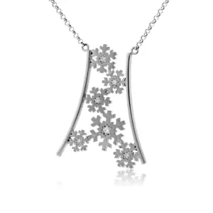 Diamond Snowflake Avalanche Necklace
