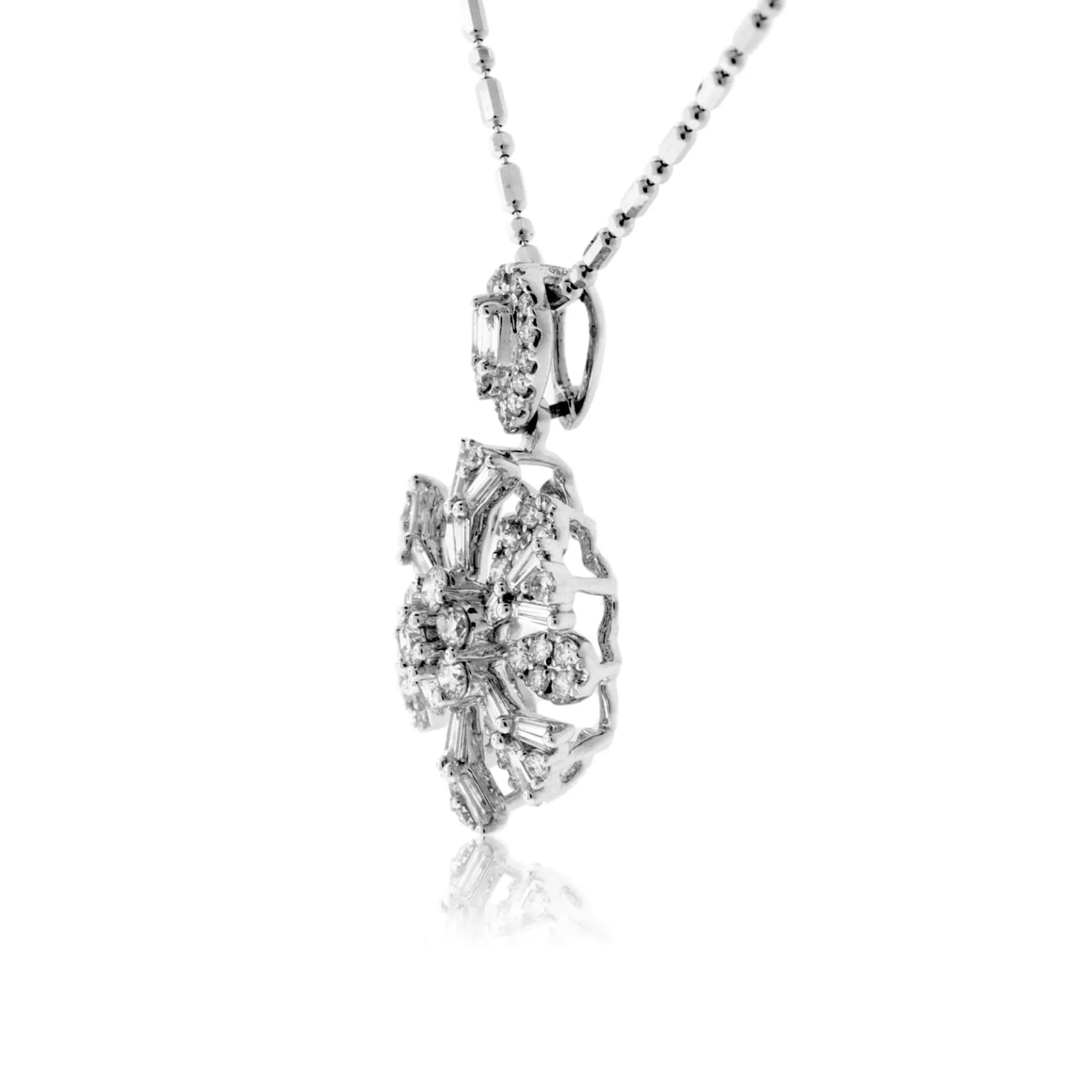 Diamond Snowflake Necklace