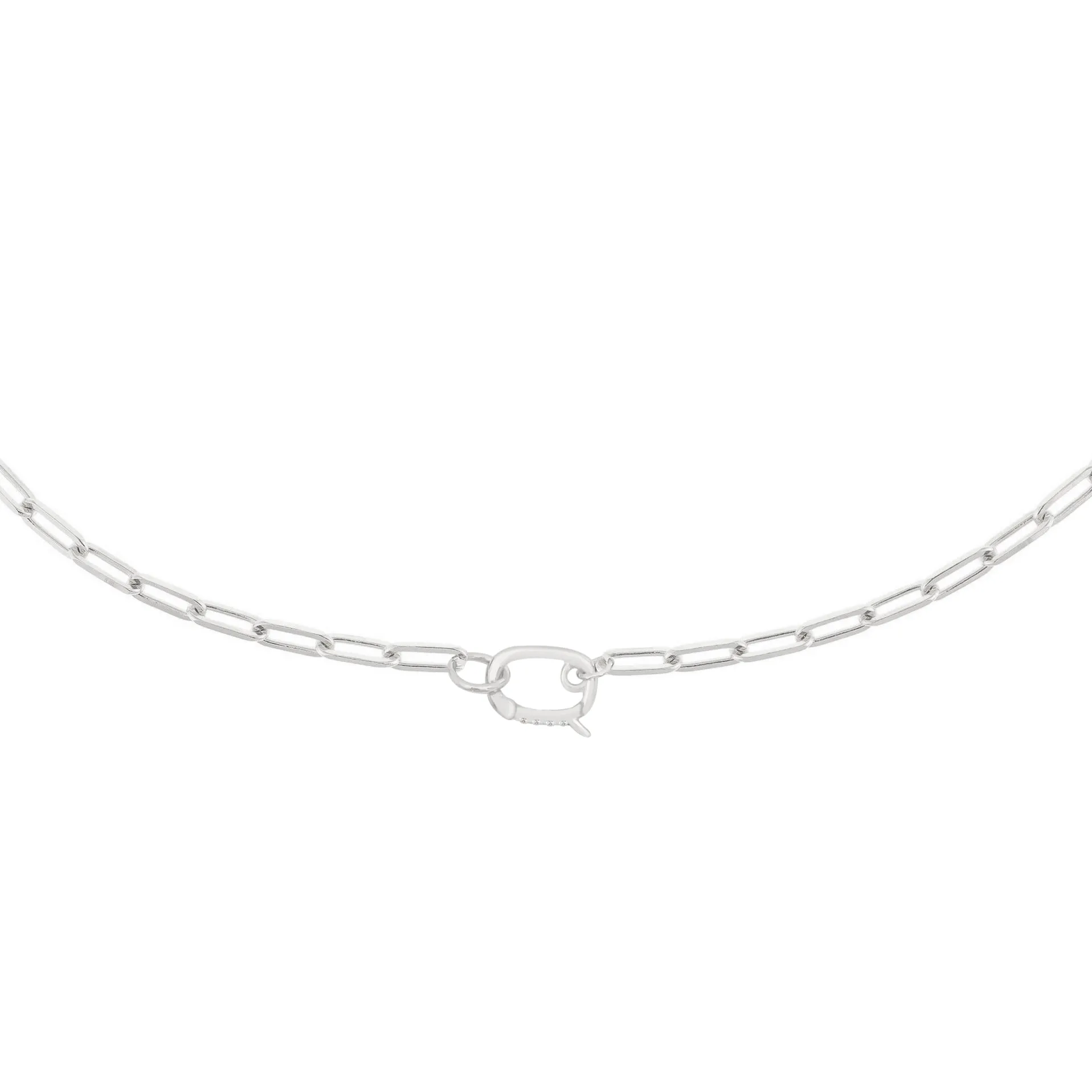 Diamond Toggle Link Necklace 14K