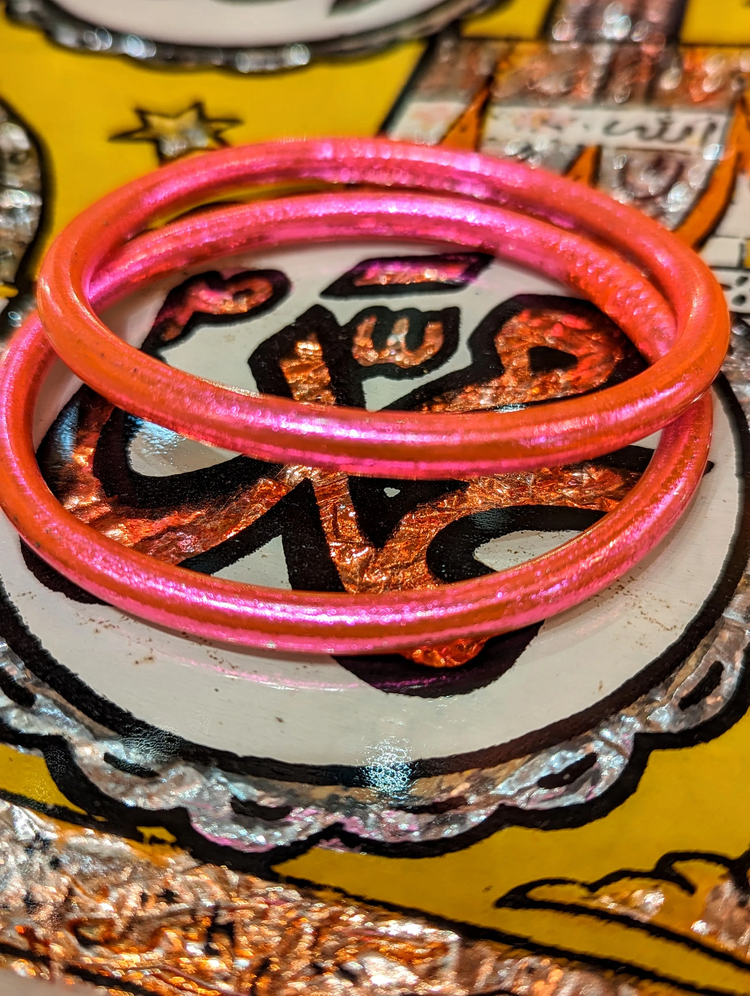 Disco dolly Buddha bangles medium