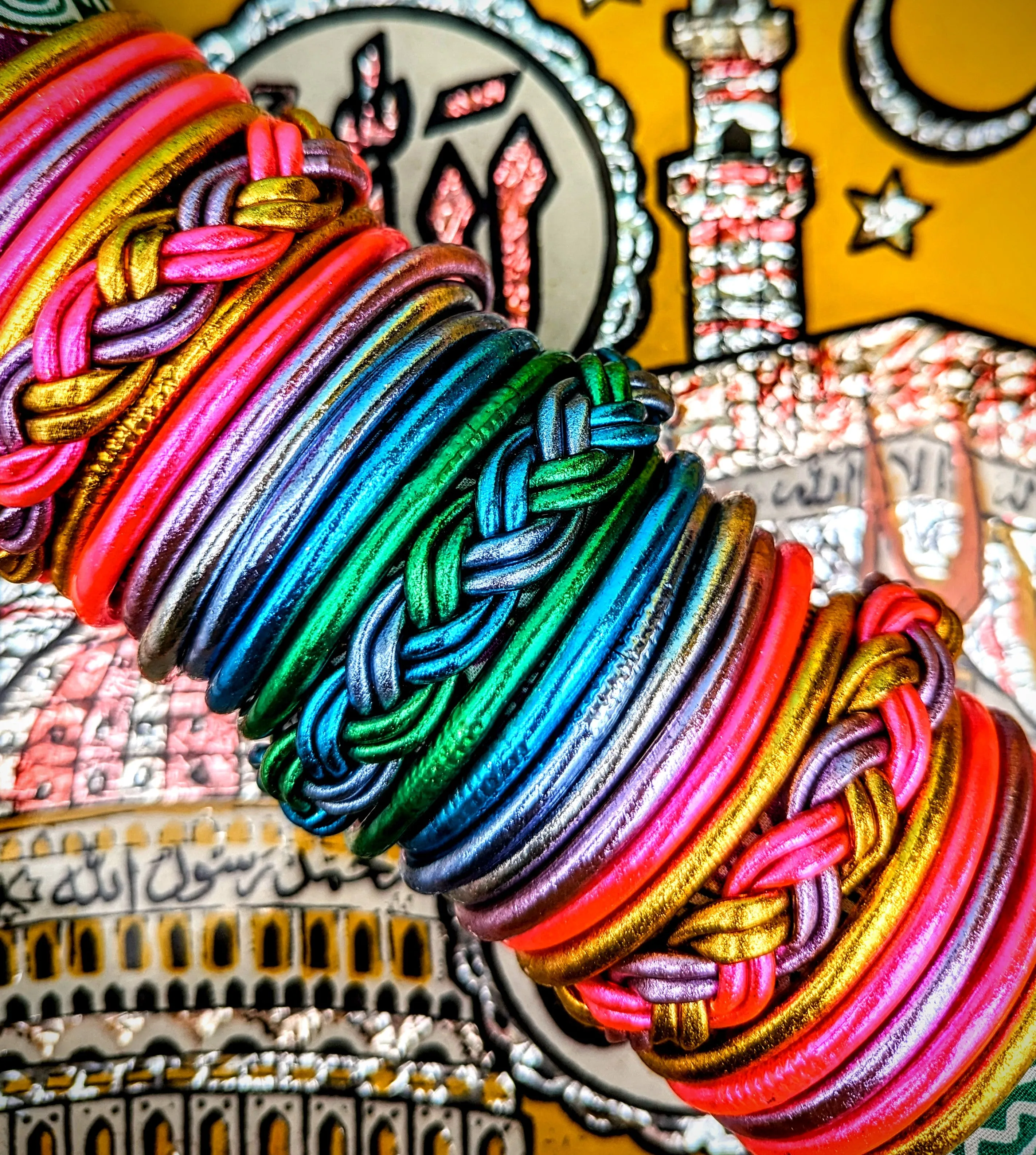 Disco dolly Buddha bangles medium