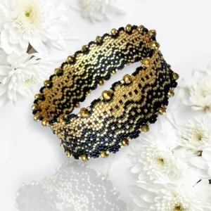 DIY Pattern Bracelet ONDULATIONS DOREES