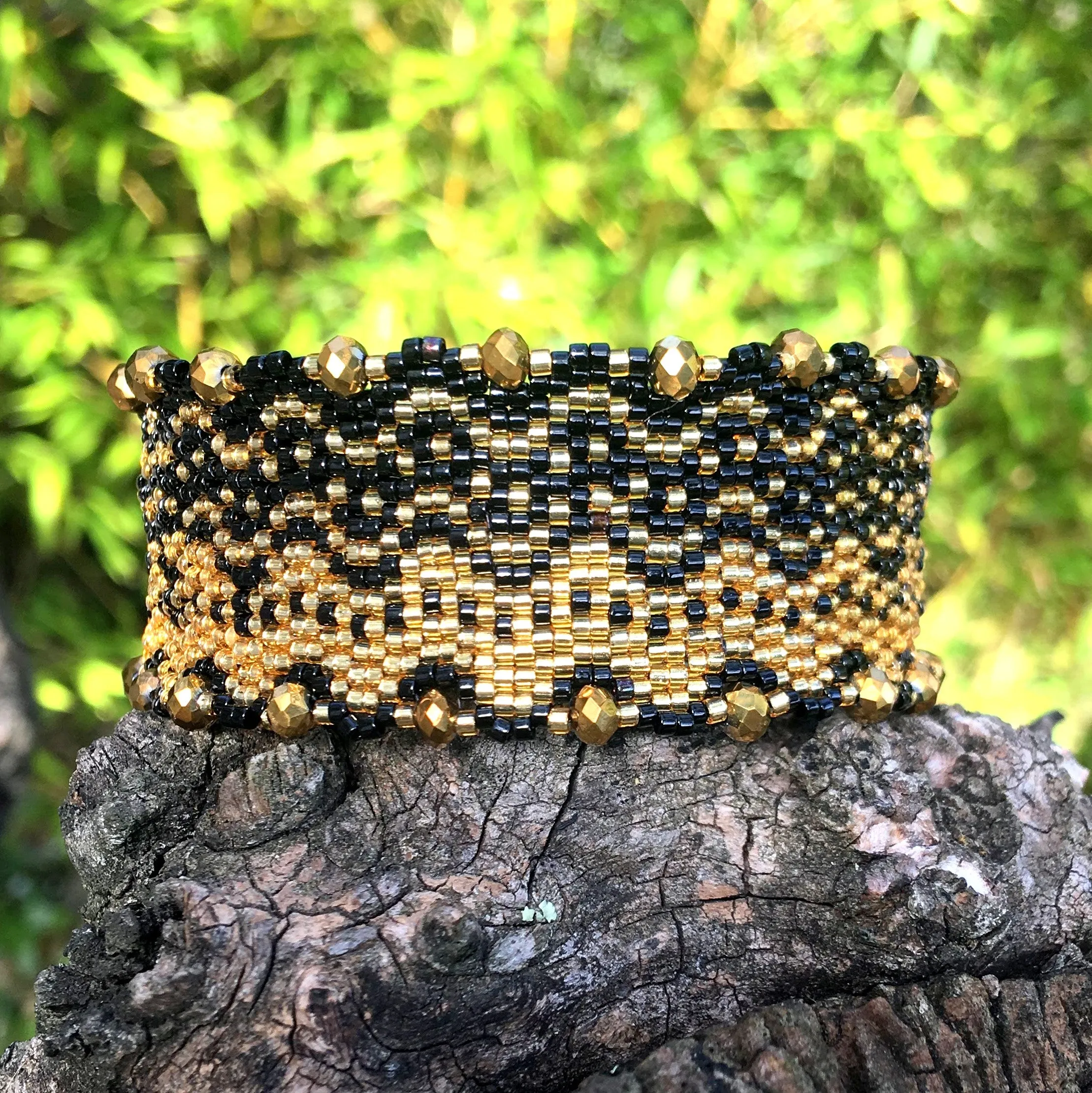 DIY Pattern Bracelet ONDULATIONS DOREES