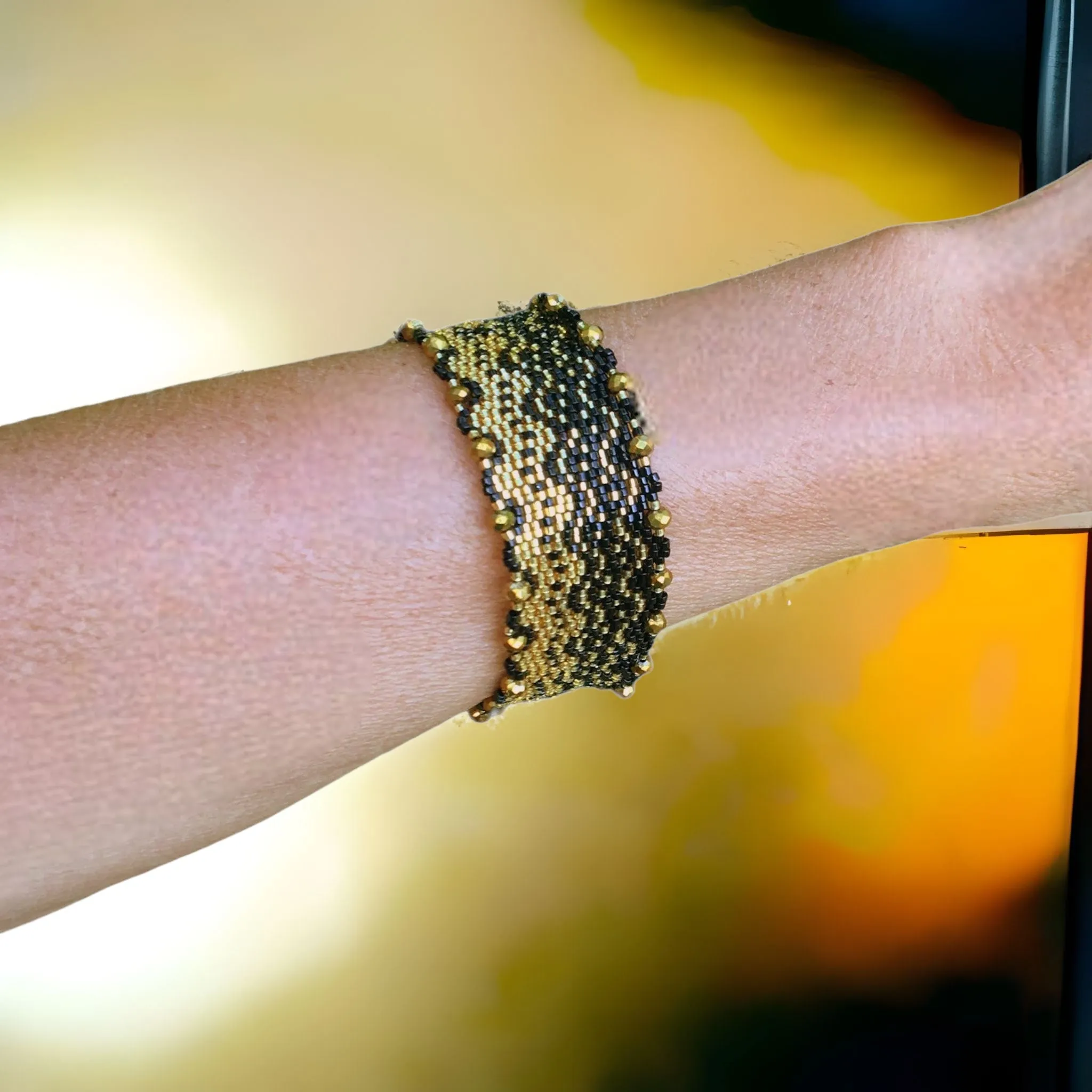 DIY Pattern Bracelet ONDULATIONS DOREES