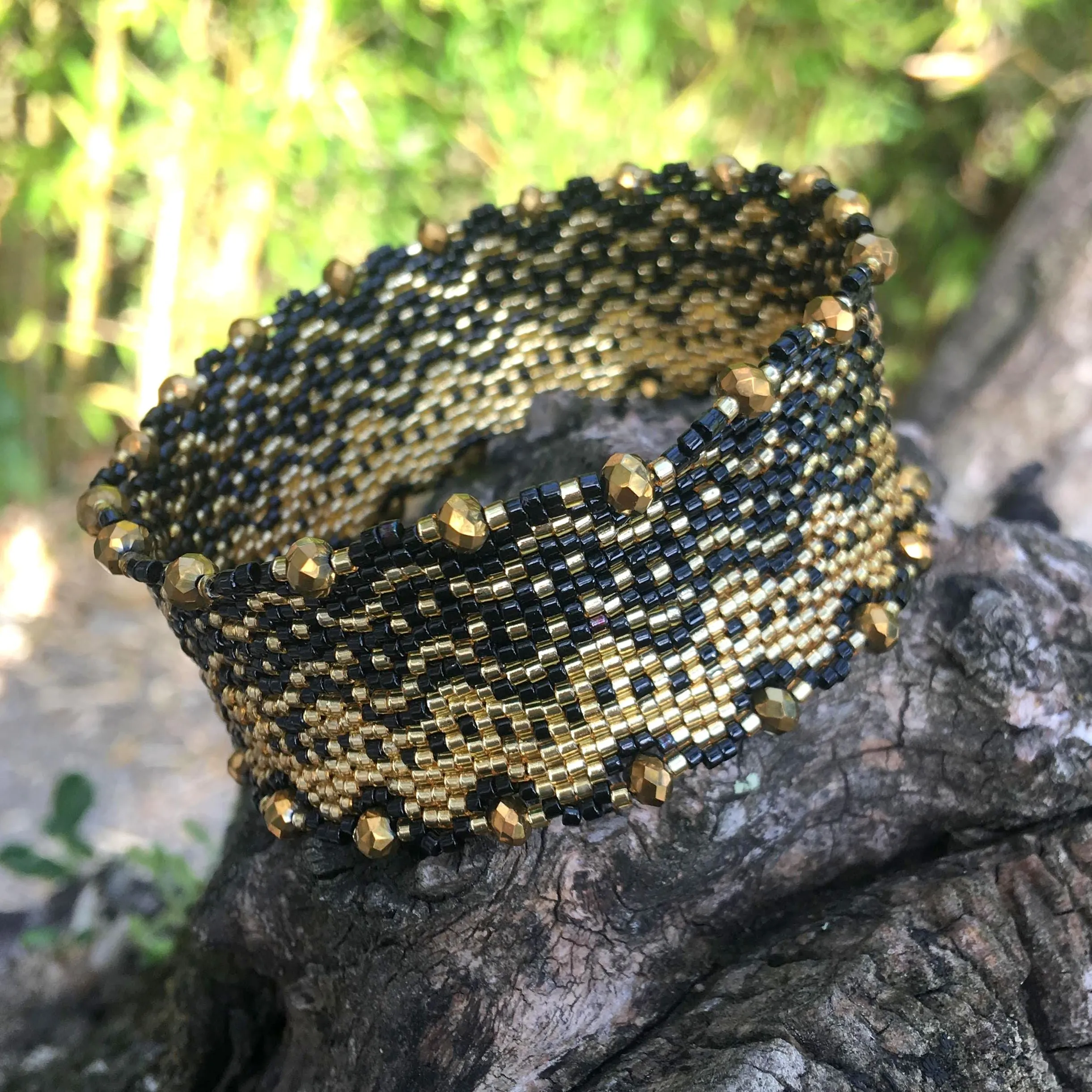 DIY Pattern Bracelet ONDULATIONS DOREES