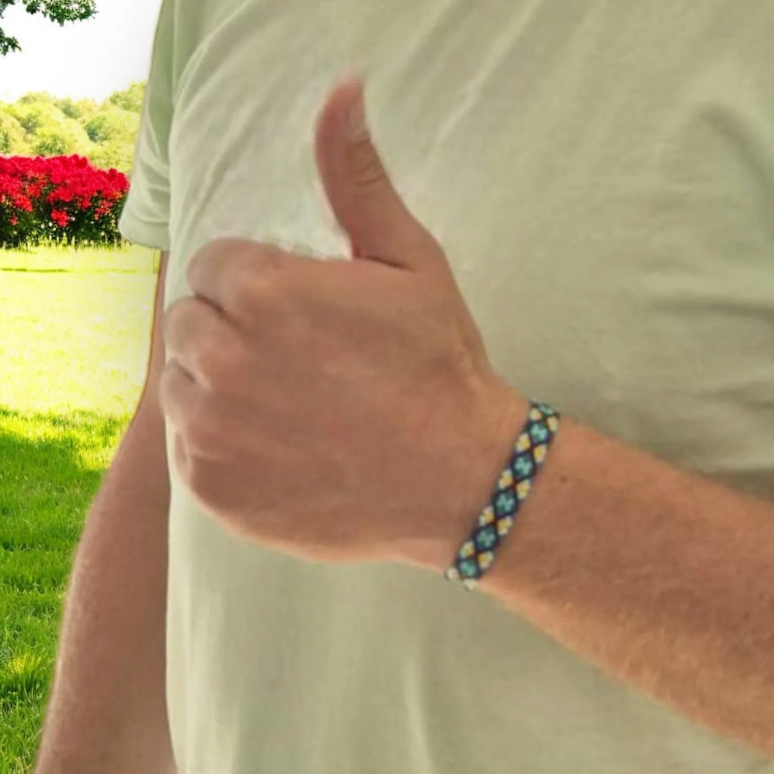 DIY Pattern Bracelet ROSARITO