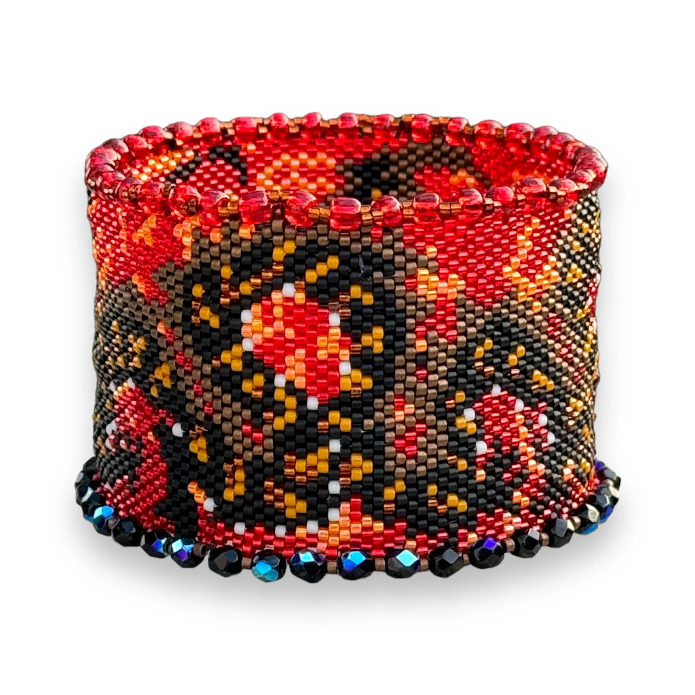 DIY Vertical Peyote Pattern - Bracelet DRAGON 2024