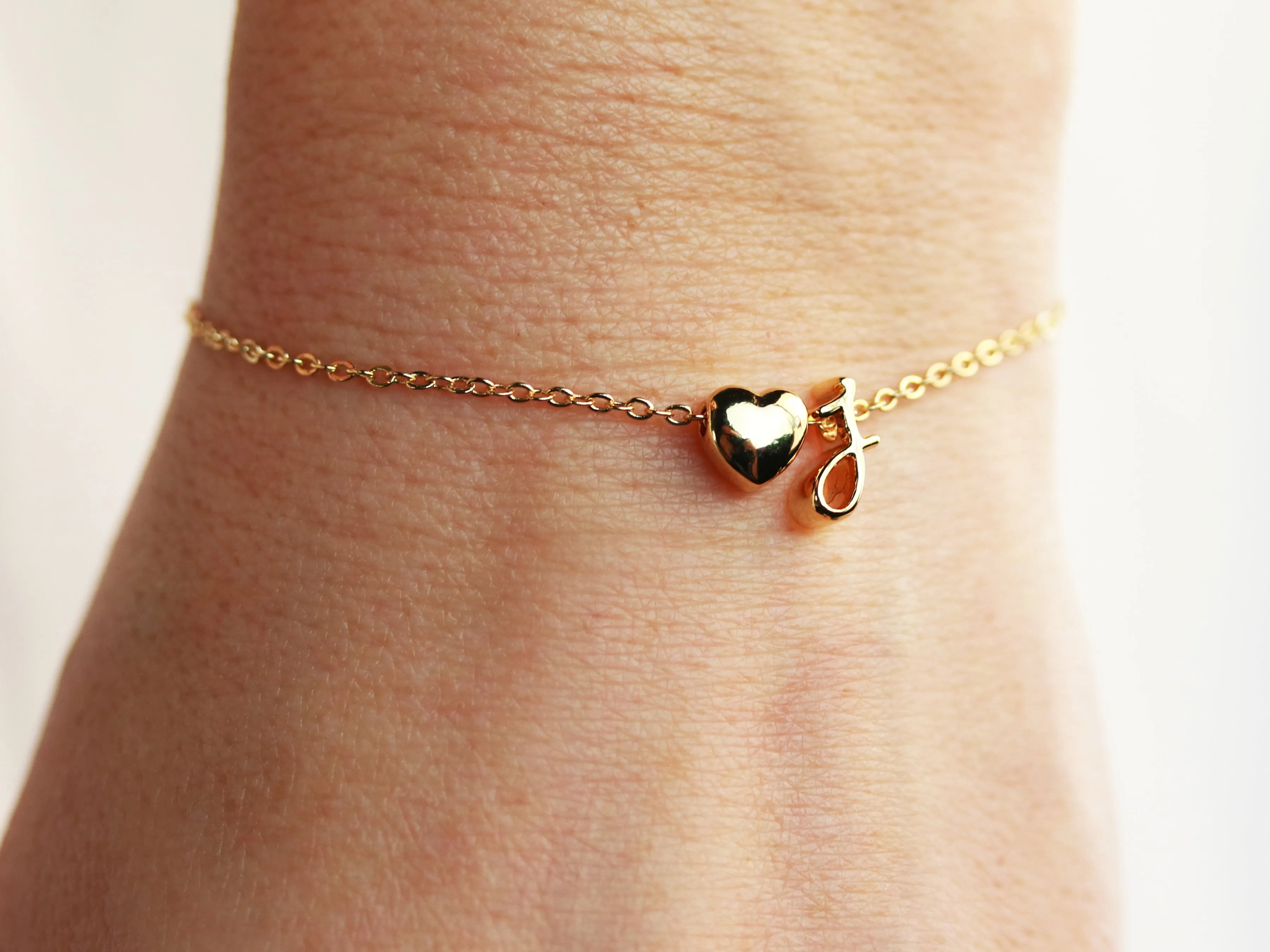 Double Cursive Bracelet