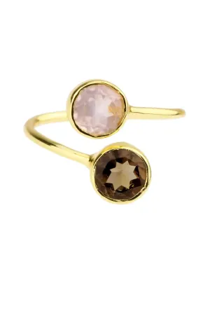 Double Gemstone Ring