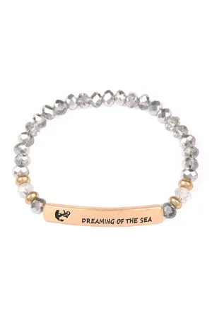 DREAM SEA BAR BEAD BRACELET