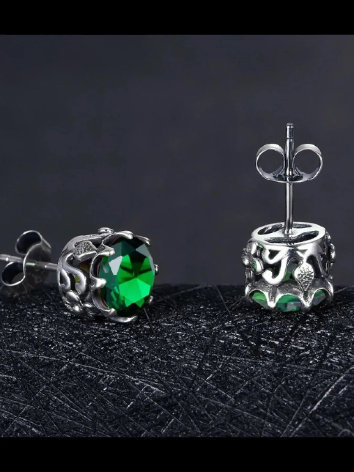 E66, Stud Earrings, Round Daisy Earrings, Sterling Silver Vintage Filigree Jewelry, E66