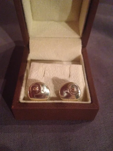 Earrings 14 kt Yellow Gold Reverse Intaglio Crystal Horse Head Pierced Earrings with La Pousette Backs