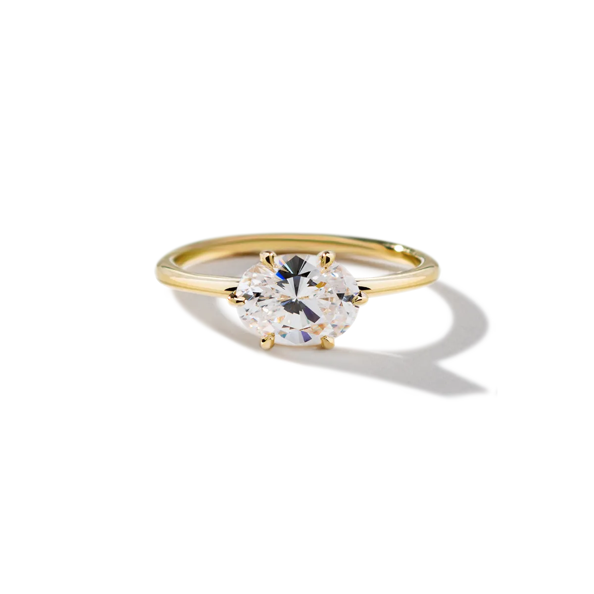 East-West Pixie Engagement Ring