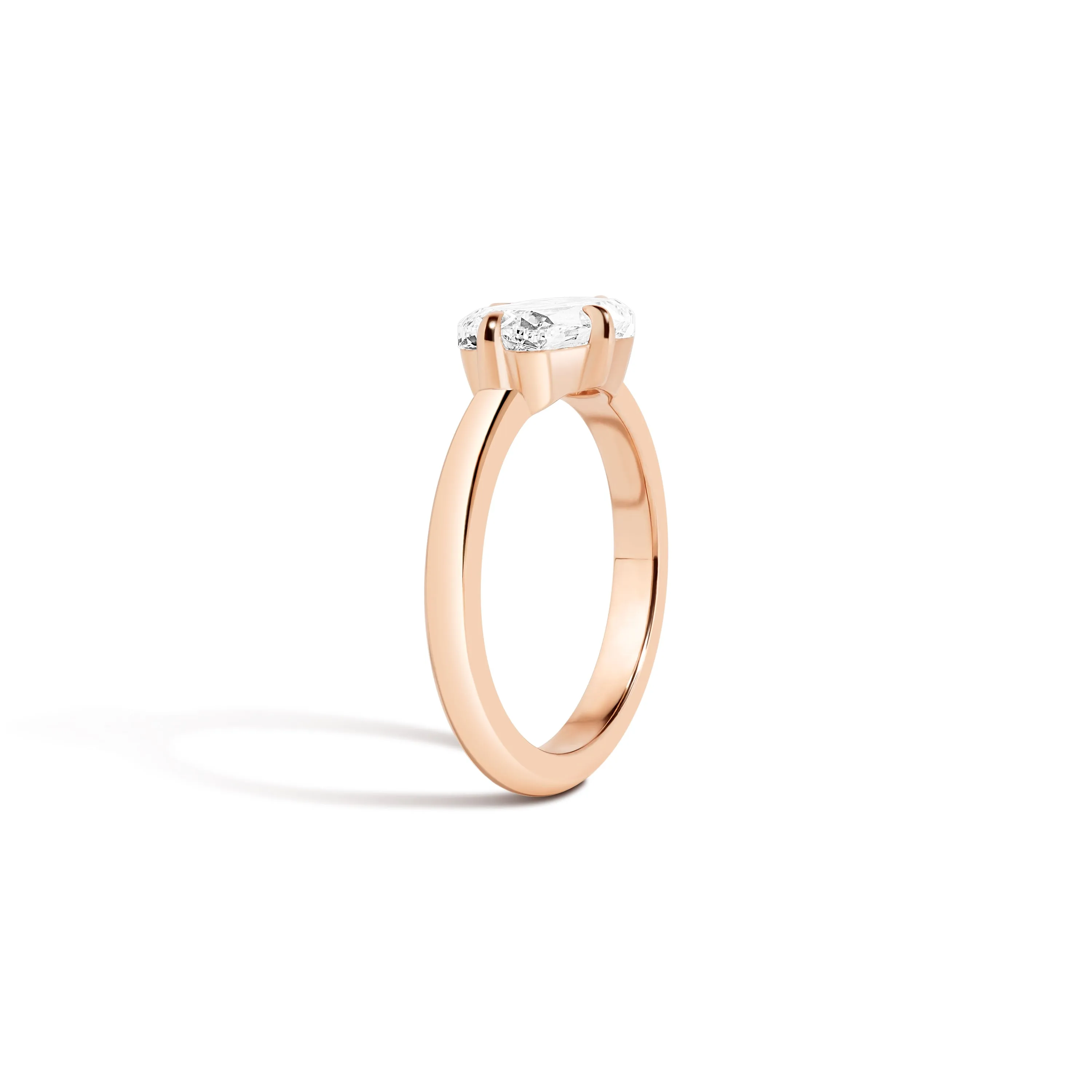 East-West Step Cut Octagon Ring