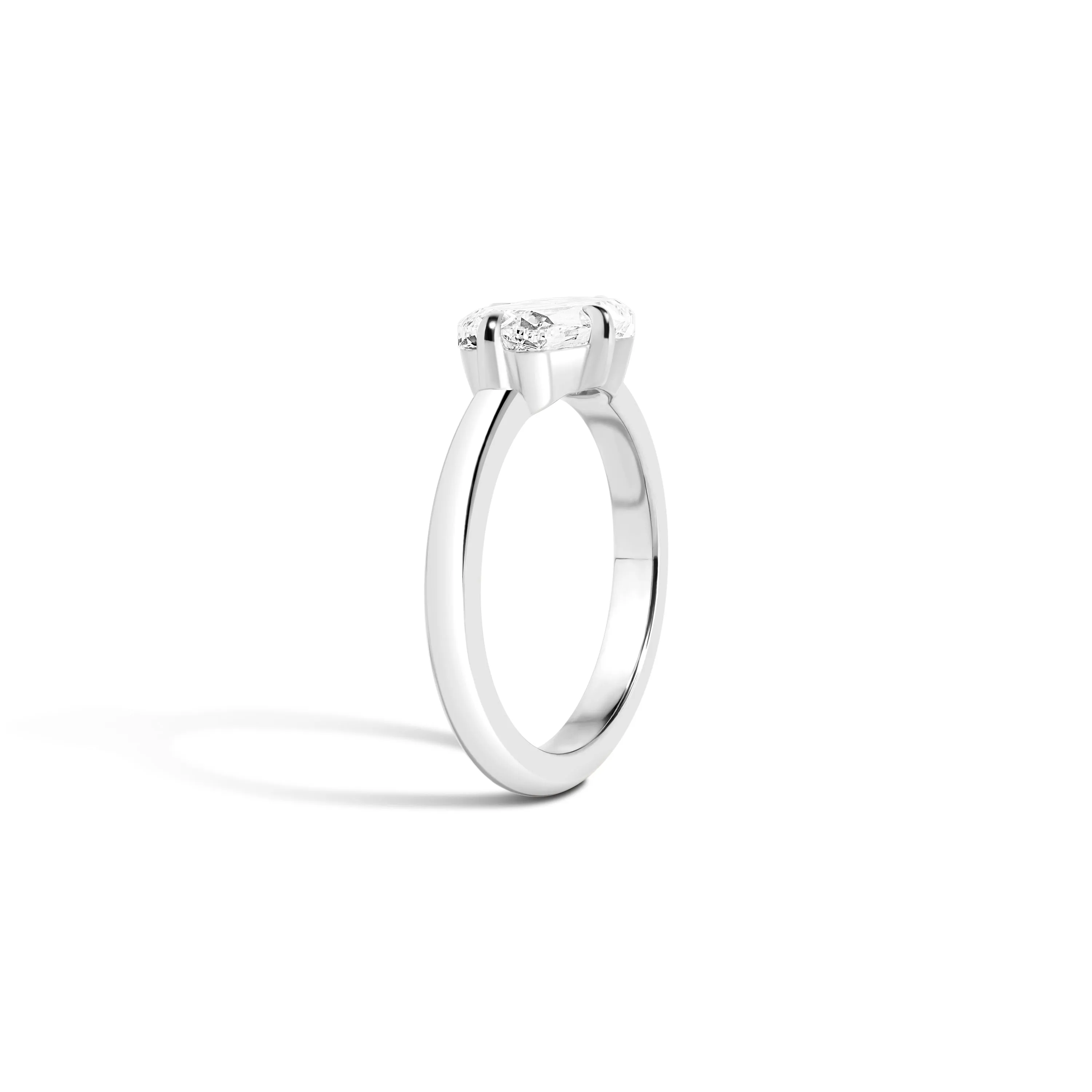 East-West Step Cut Octagon Ring