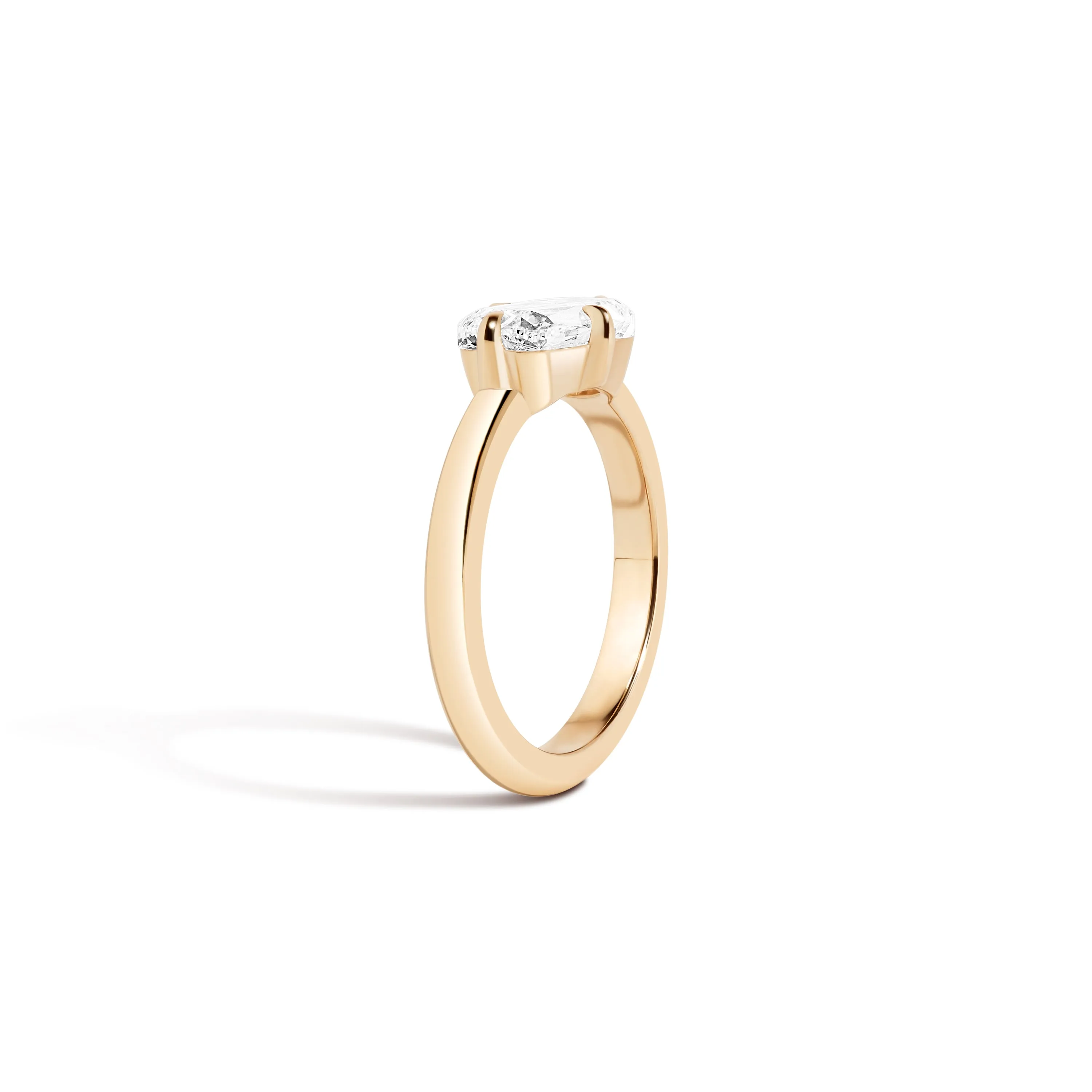 East-West Step Cut Octagon Ring