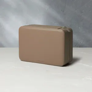 eight-watch box, grained leather