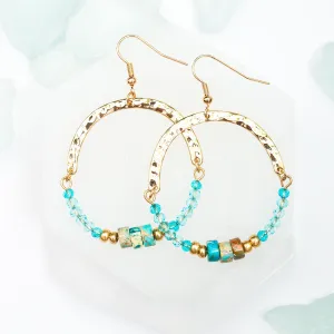 Elsie & Zoey Ashli Beaded Round Earrings