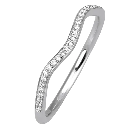 Engagement Ring in 18k Gold with Diamonds