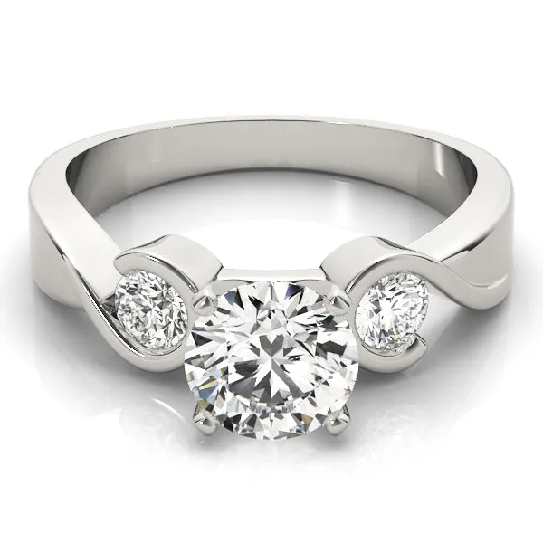 Engagement Rings 3 Stone Round - TN82870
