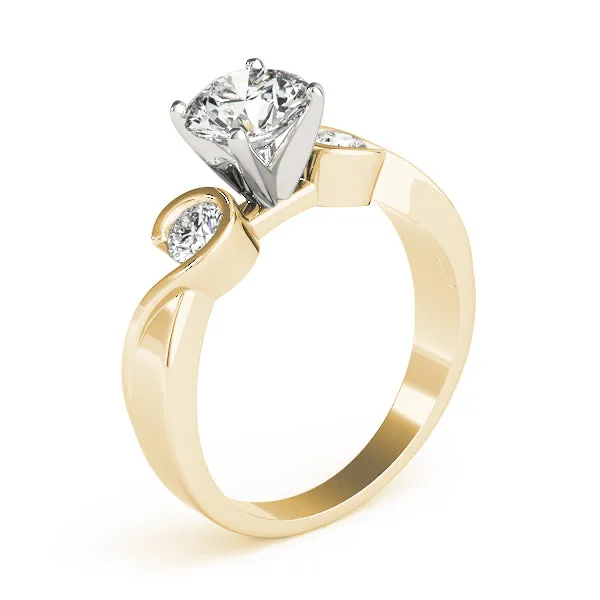 Engagement Rings 3 Stone Round - TN82870