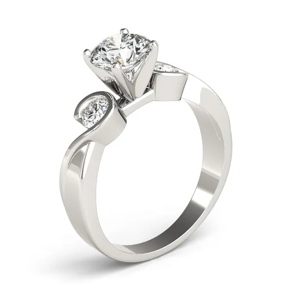 Engagement Rings 3 Stone Round - TN82870