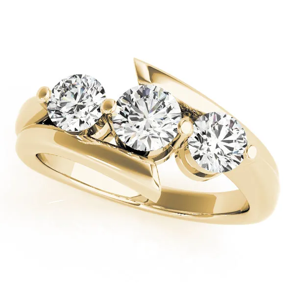 Engagement Rings 3 Stone Round - TN82956