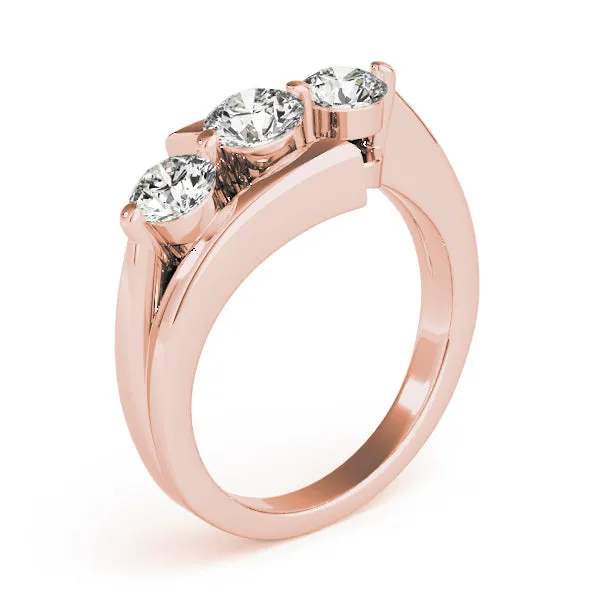 Engagement Rings 3 Stone Round - TN82956