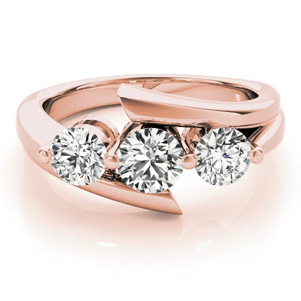 Engagement Rings 3 Stone Round - TN82956