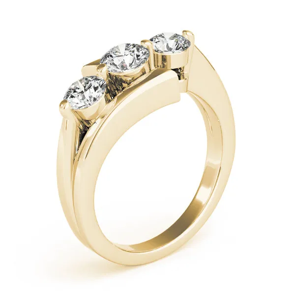 Engagement Rings 3 Stone Round - TN82956
