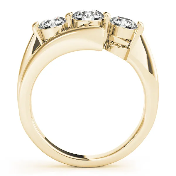 Engagement Rings 3 Stone Round - TN82956