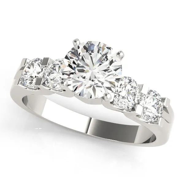 ENGAGEMENT RINGS SINGLE ROW PRONG SET