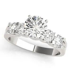 ENGAGEMENT RINGS SINGLE ROW PRONG SET