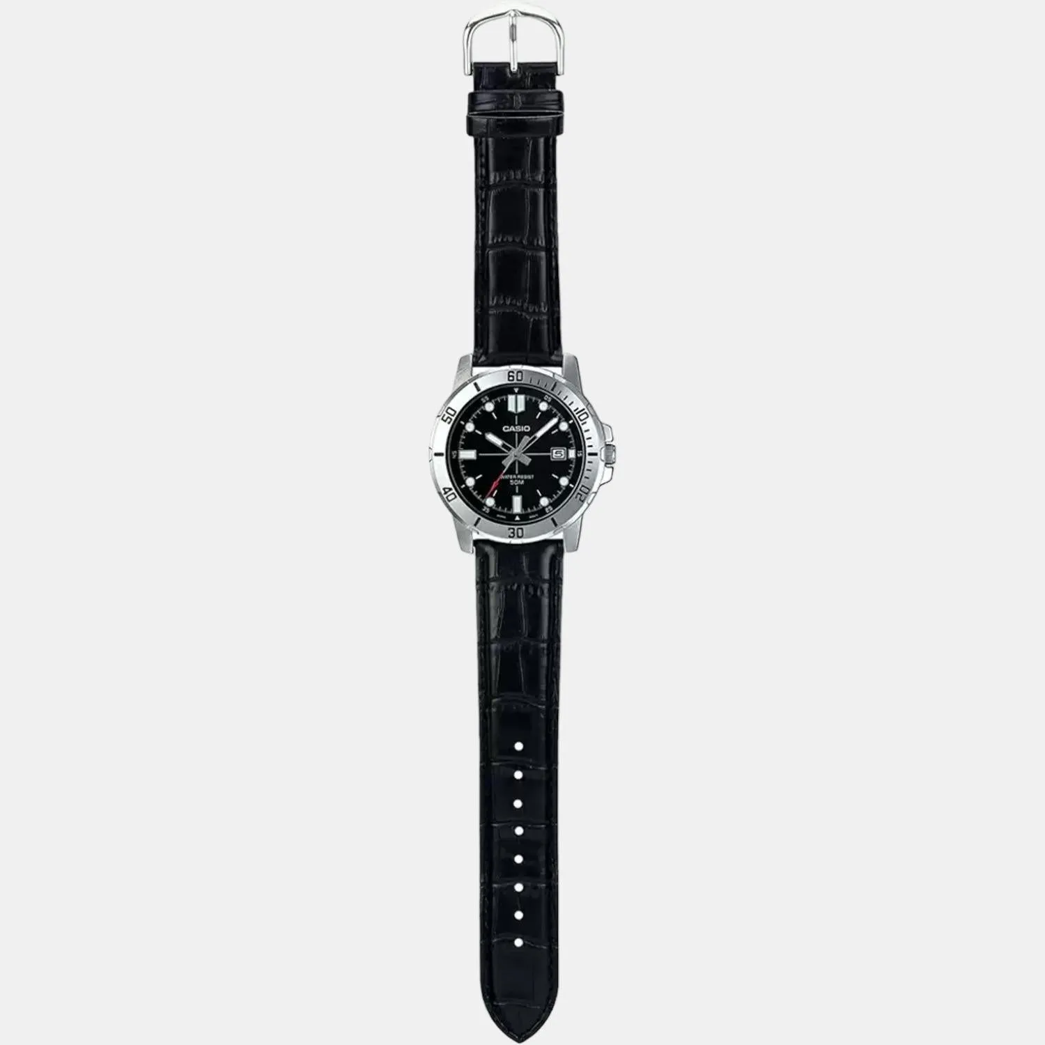 Enticer Men's Analog Leather Watch A1371 - MTP-VD01L-1EVUDF