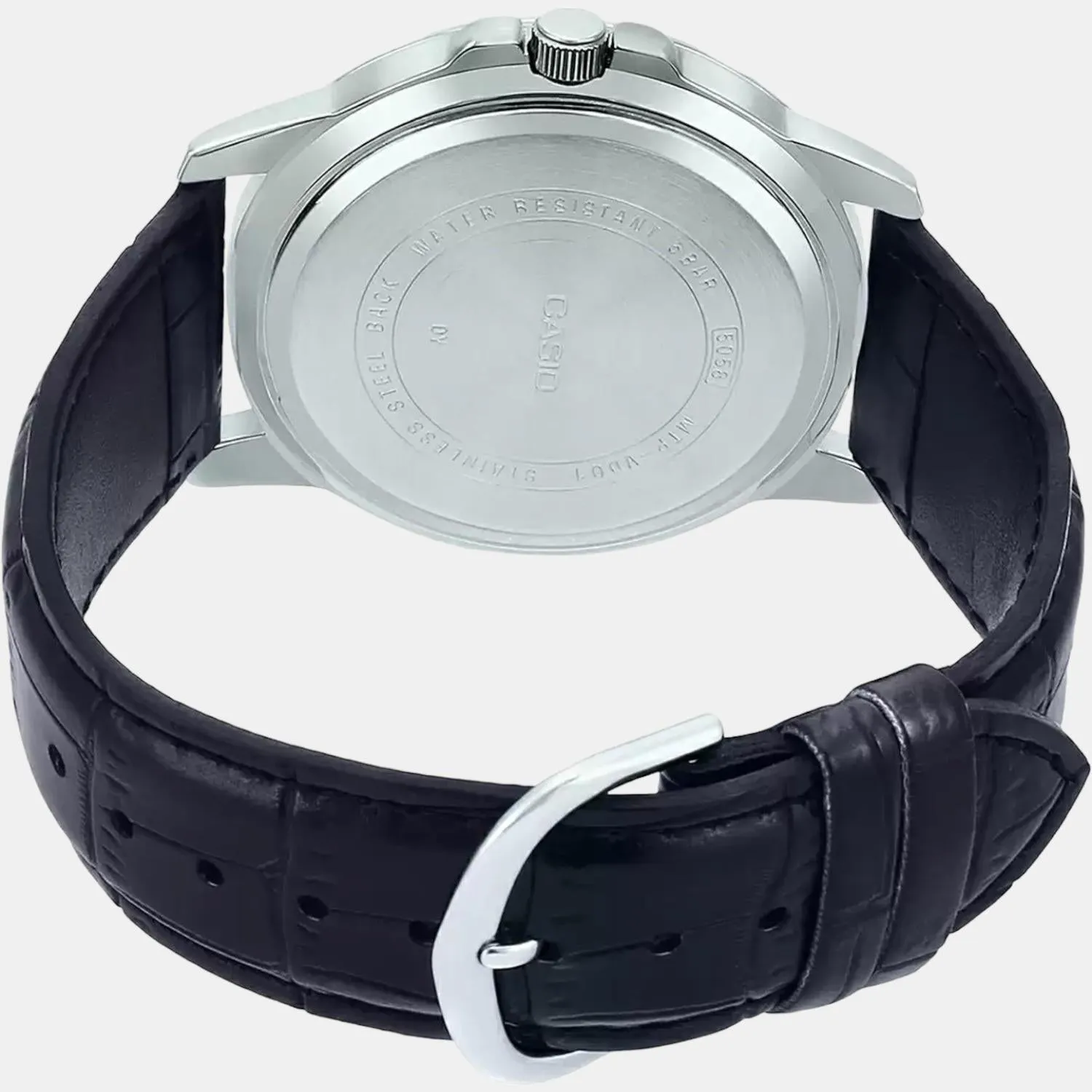 Enticer Men's Analog Leather Watch A1371 - MTP-VD01L-1EVUDF