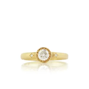 Etched Round Ring