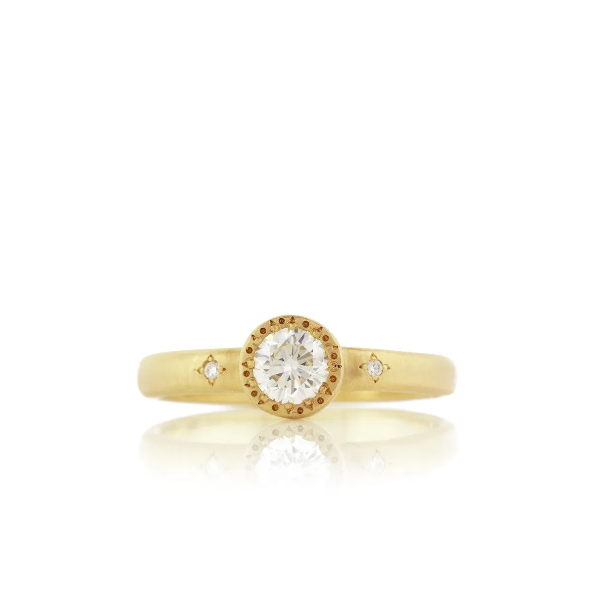 Etched Round Ring