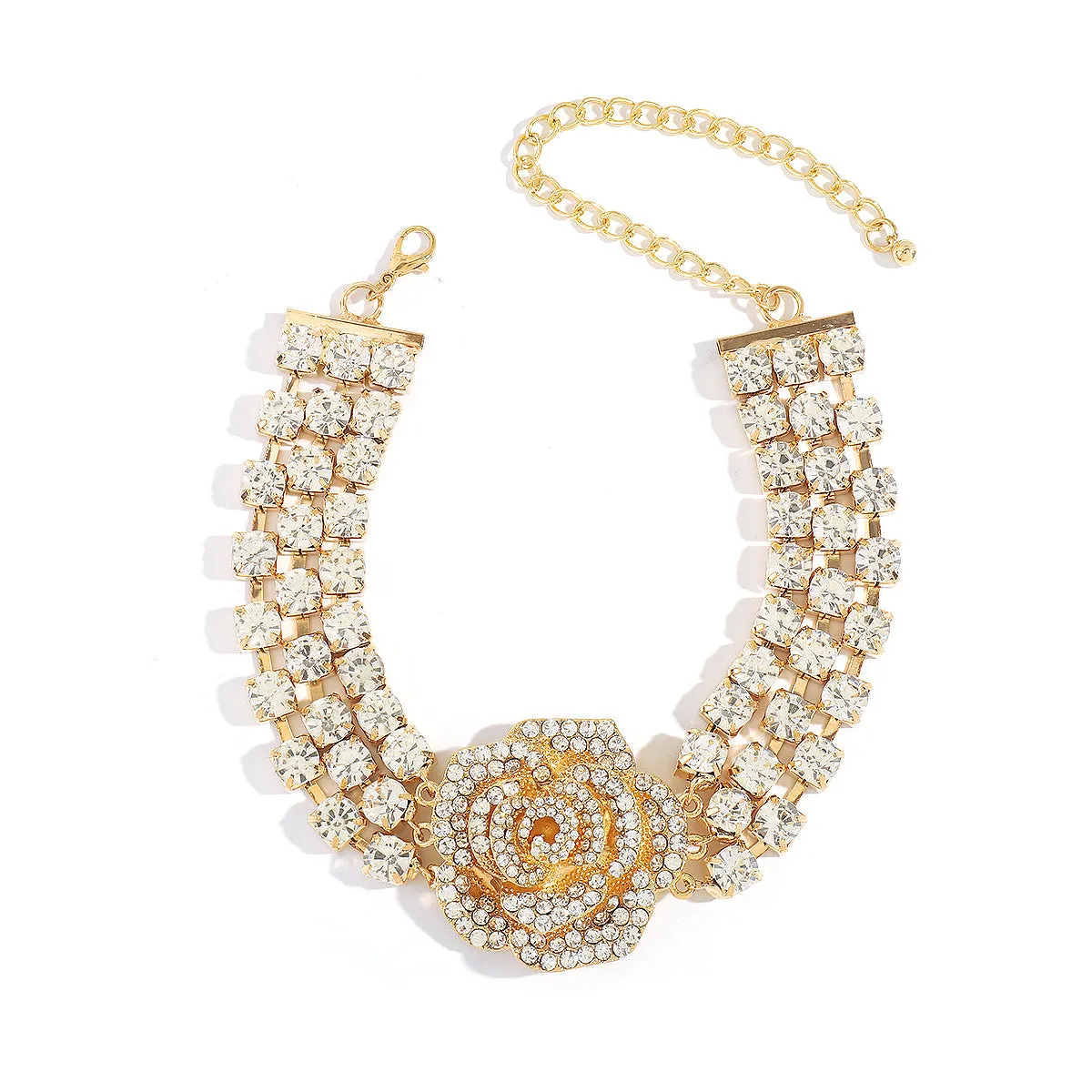 Eternal Rose Diamond Choker - Trio Chain