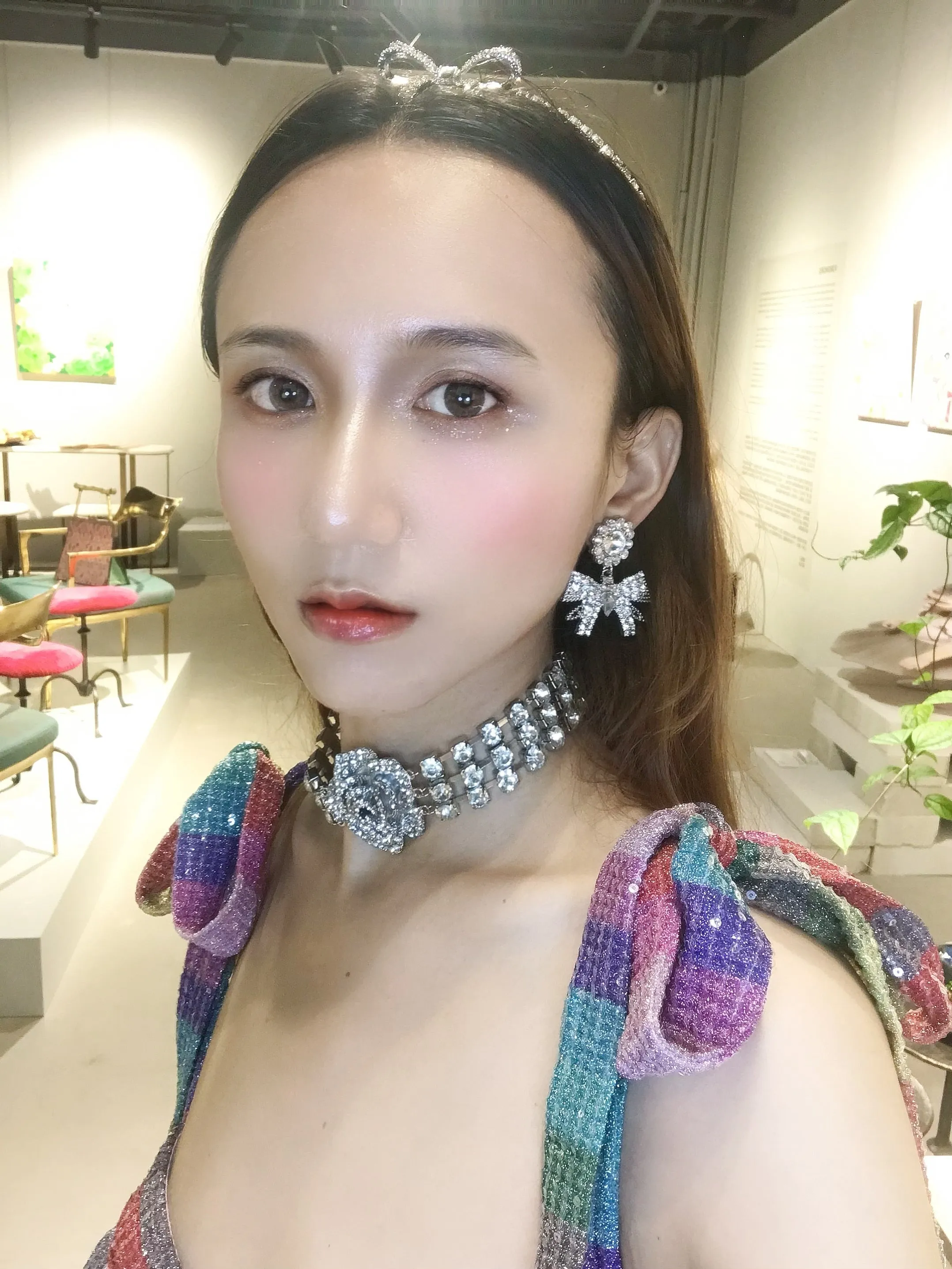 Eternal Rose Diamond Choker - Trio Chain