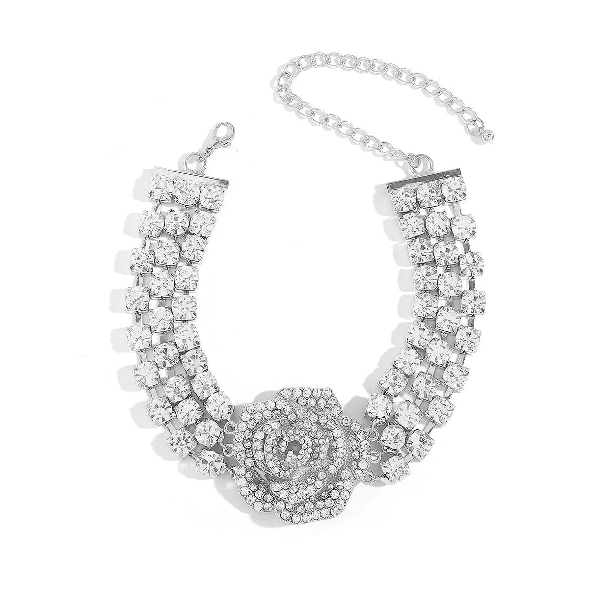 Eternal Rose Diamond Choker - Trio Chain