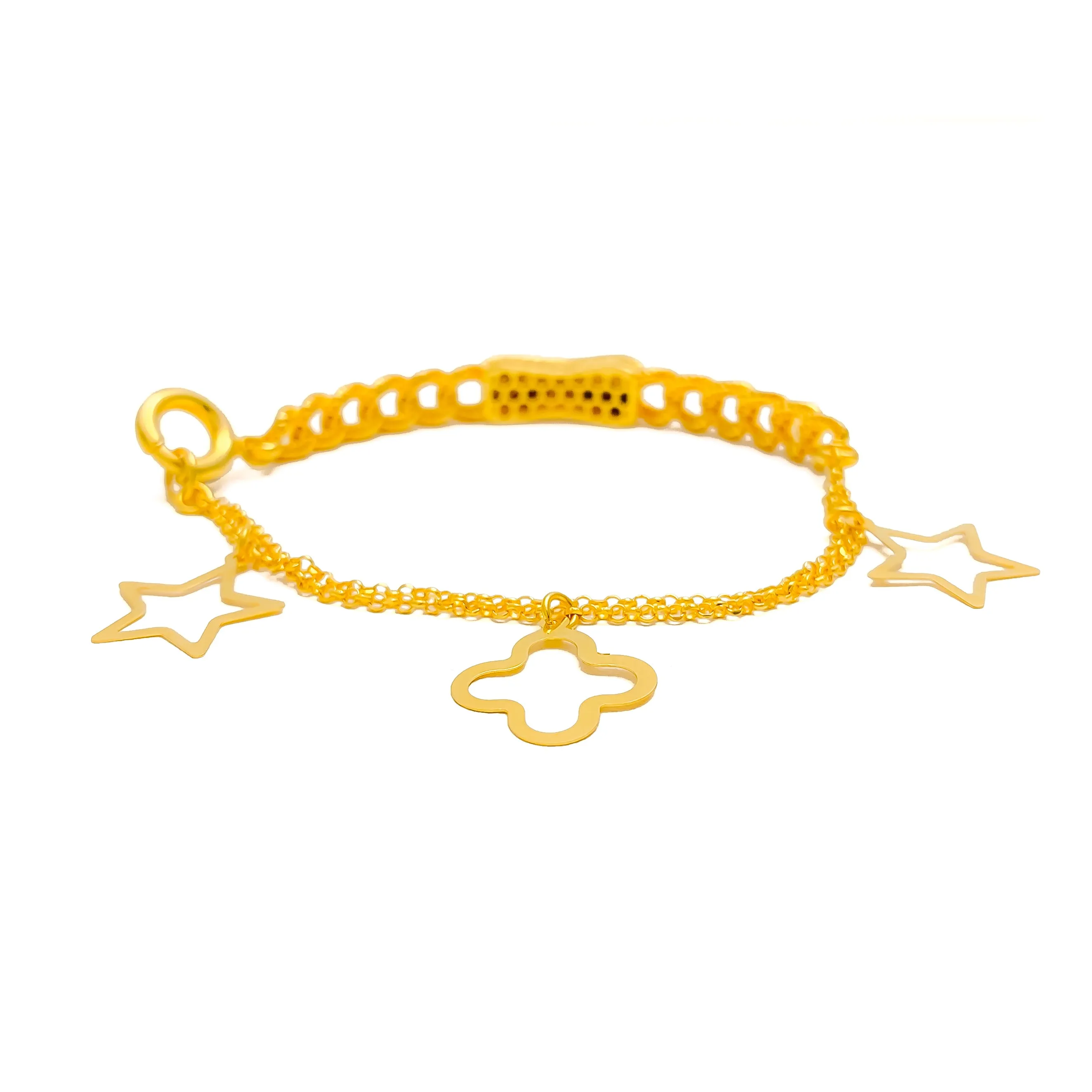 Everlasting Flawless 21K Gold Flexi Bangle Bracelet