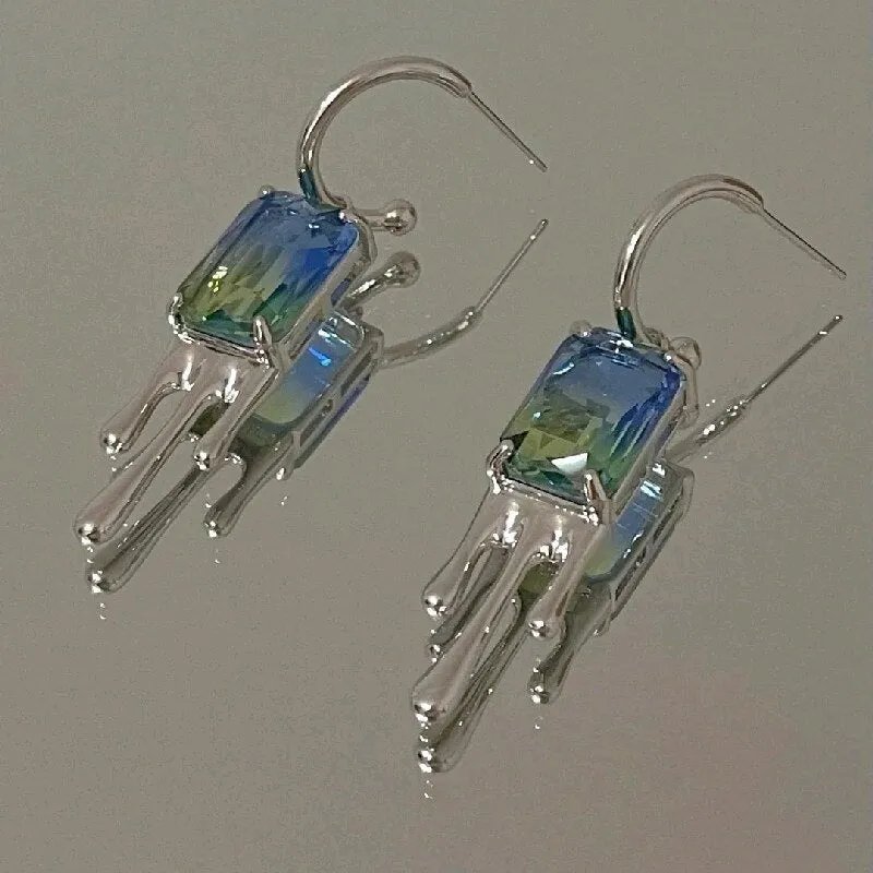 Exquisite Fairy Zircon Necklace and Earrings