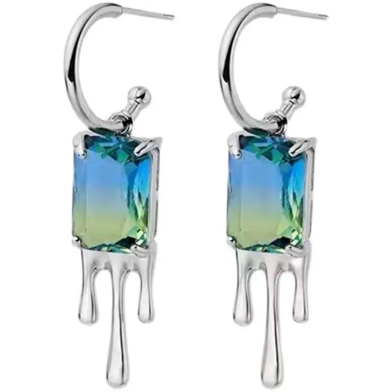 Exquisite Fairy Zircon Necklace and Earrings