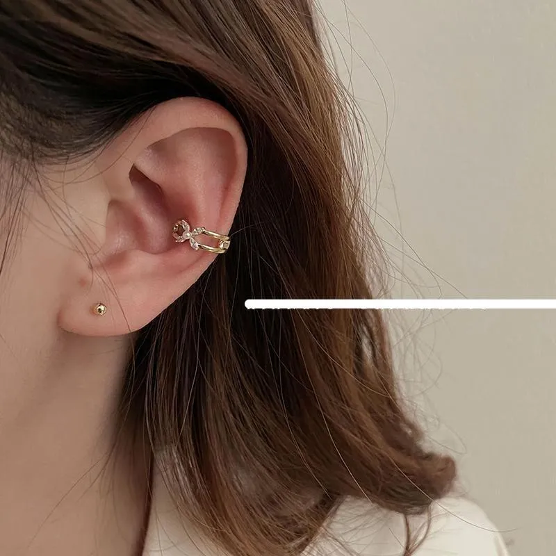 Exquisite Zircon Earrings Clip